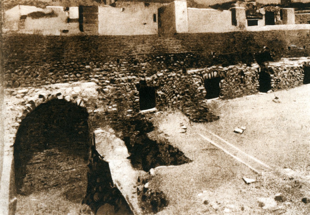 Den store terrasse på criptoportico, Pompeji, Italien, c1900-tallet af Unbekannt