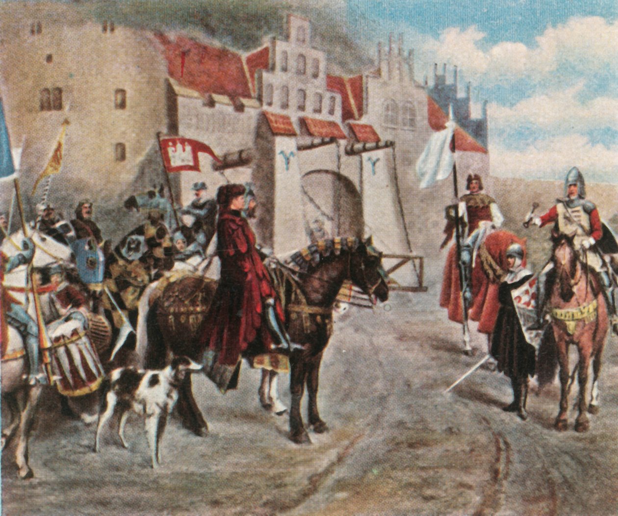 Overdragelsen af Bergedorf, 1420, 1936. af Unbekannt