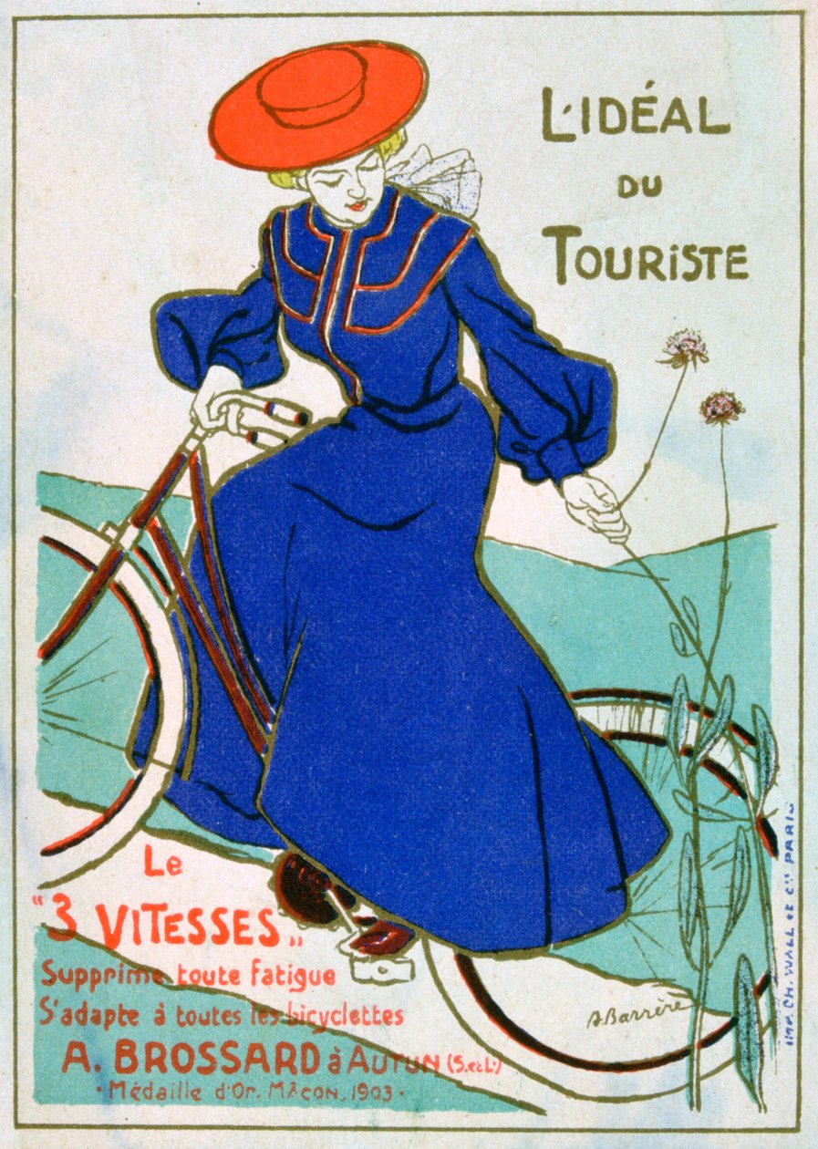 Den ideelle turistcykel, Brossard, 3 hastigheder, 1903 af Unbekannt