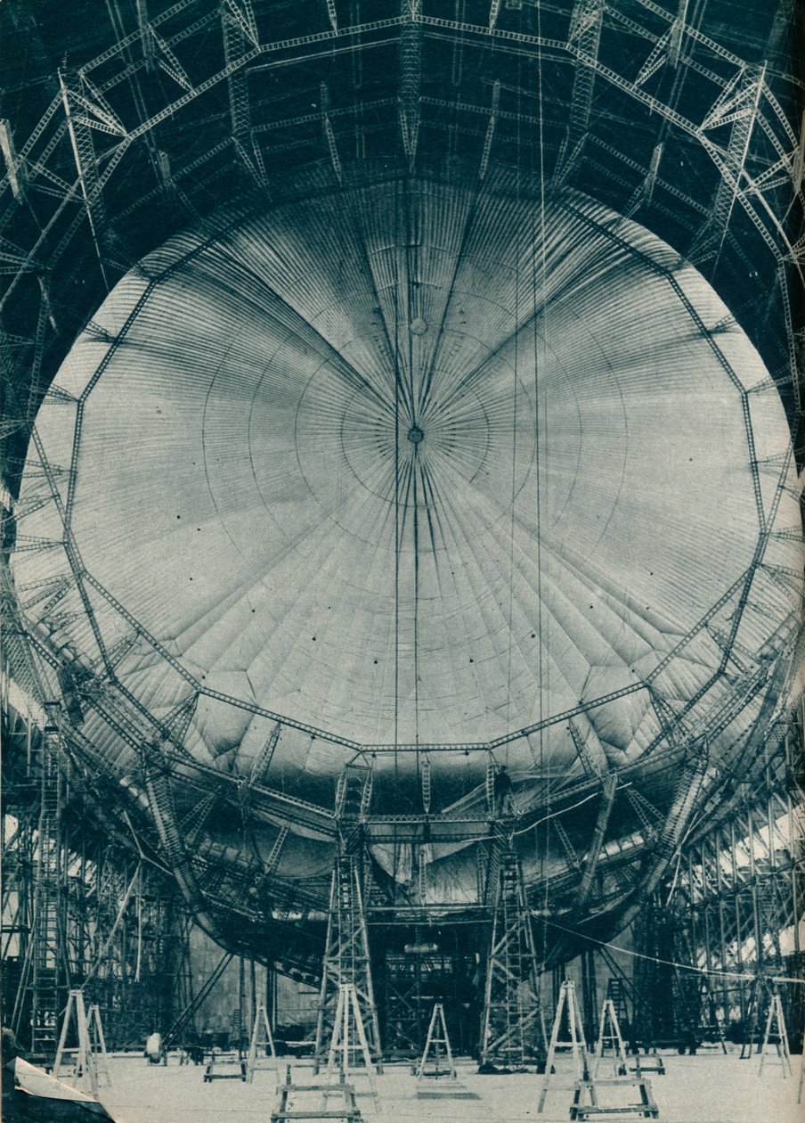 Den interne struktur af luftskibet R101, c1929 c1937 af Unbekannt