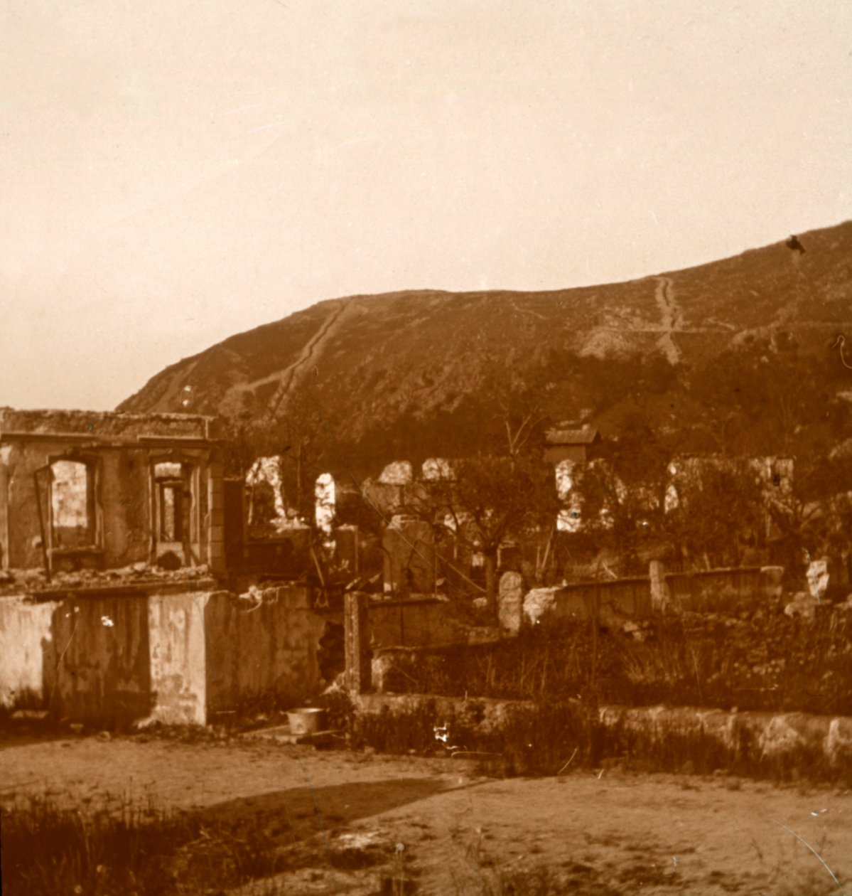 Kiosken, Metzeral, Nordfrankrig, c1914-c1918 af Unbekannt