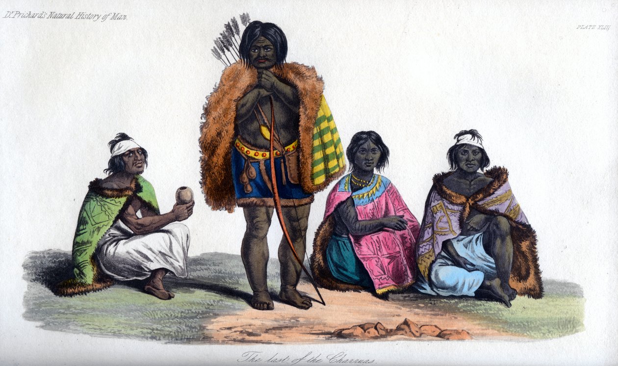 Den sidste af Charruas, 1848 af Unbekannt