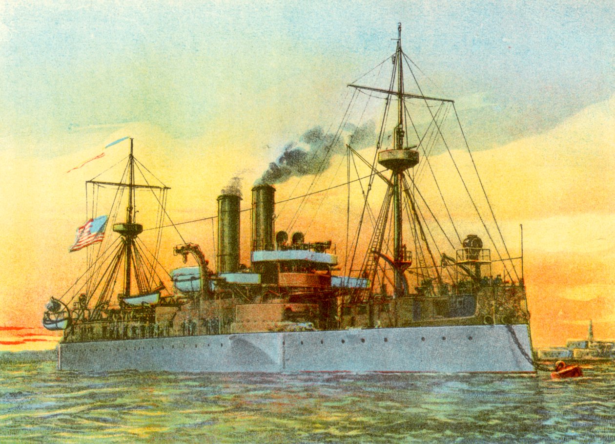 Den sidste solnedgang i Maine, 1898 af Unbekannt