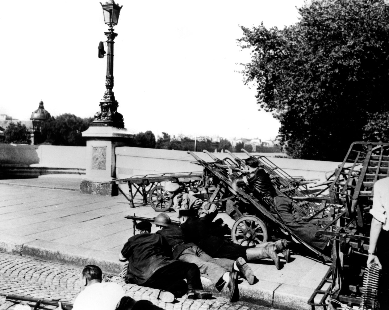 Befrielsen af Paris, august 1944 af Unbekannt