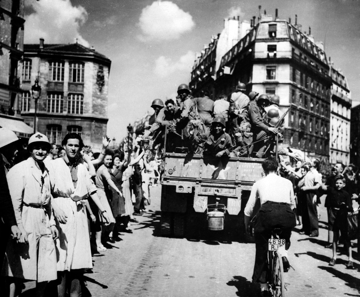 Befrielsen af Paris, august 1944 af Unbekannt