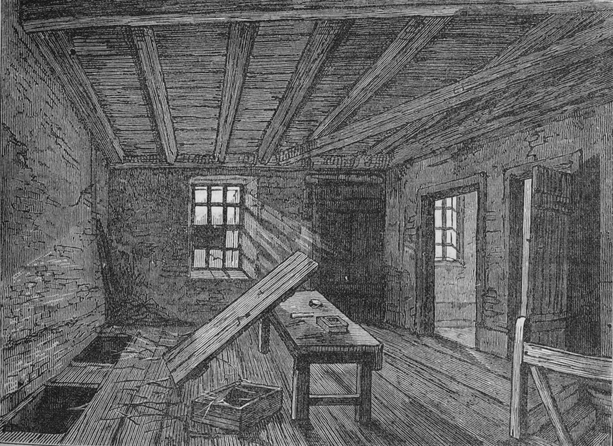 Loftet brugt af Cato Street Conspirators, London, 1820 1878 af Unbekannt