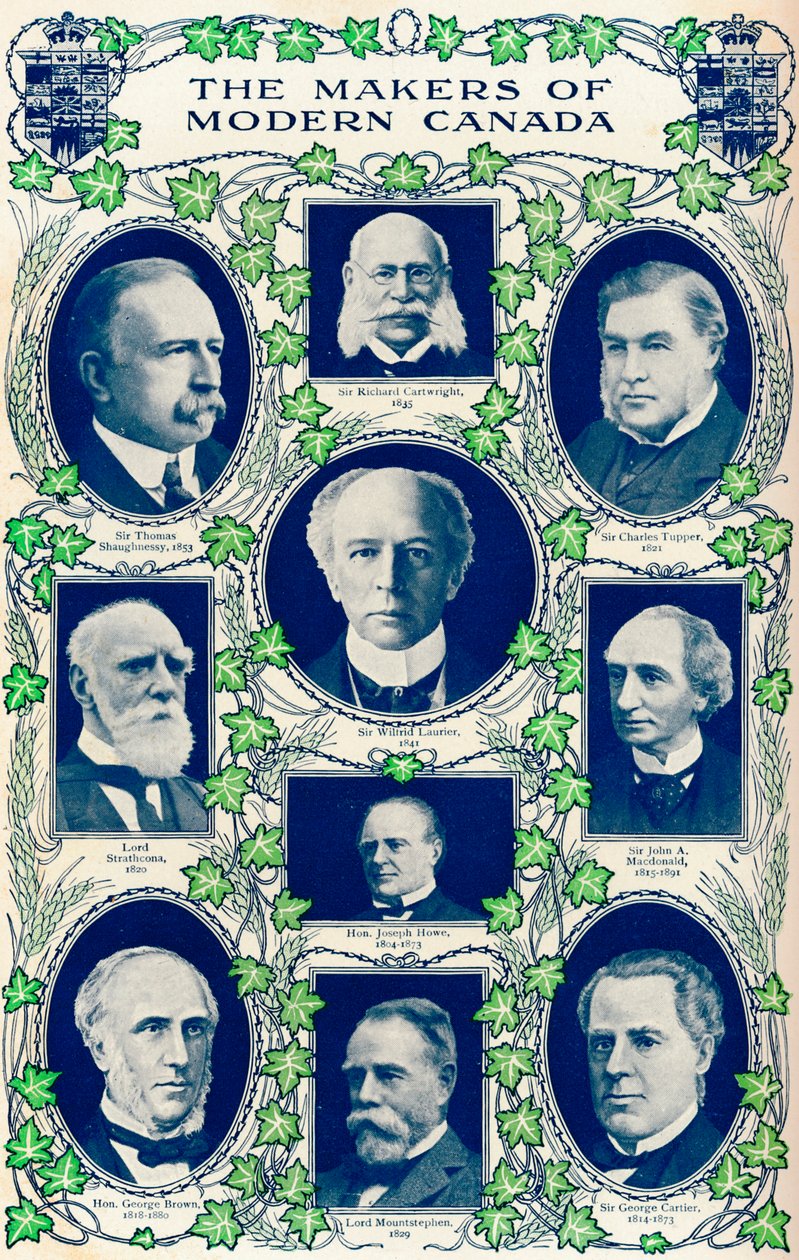 Skaberne af det moderne Canada, 1909 af Unbekannt