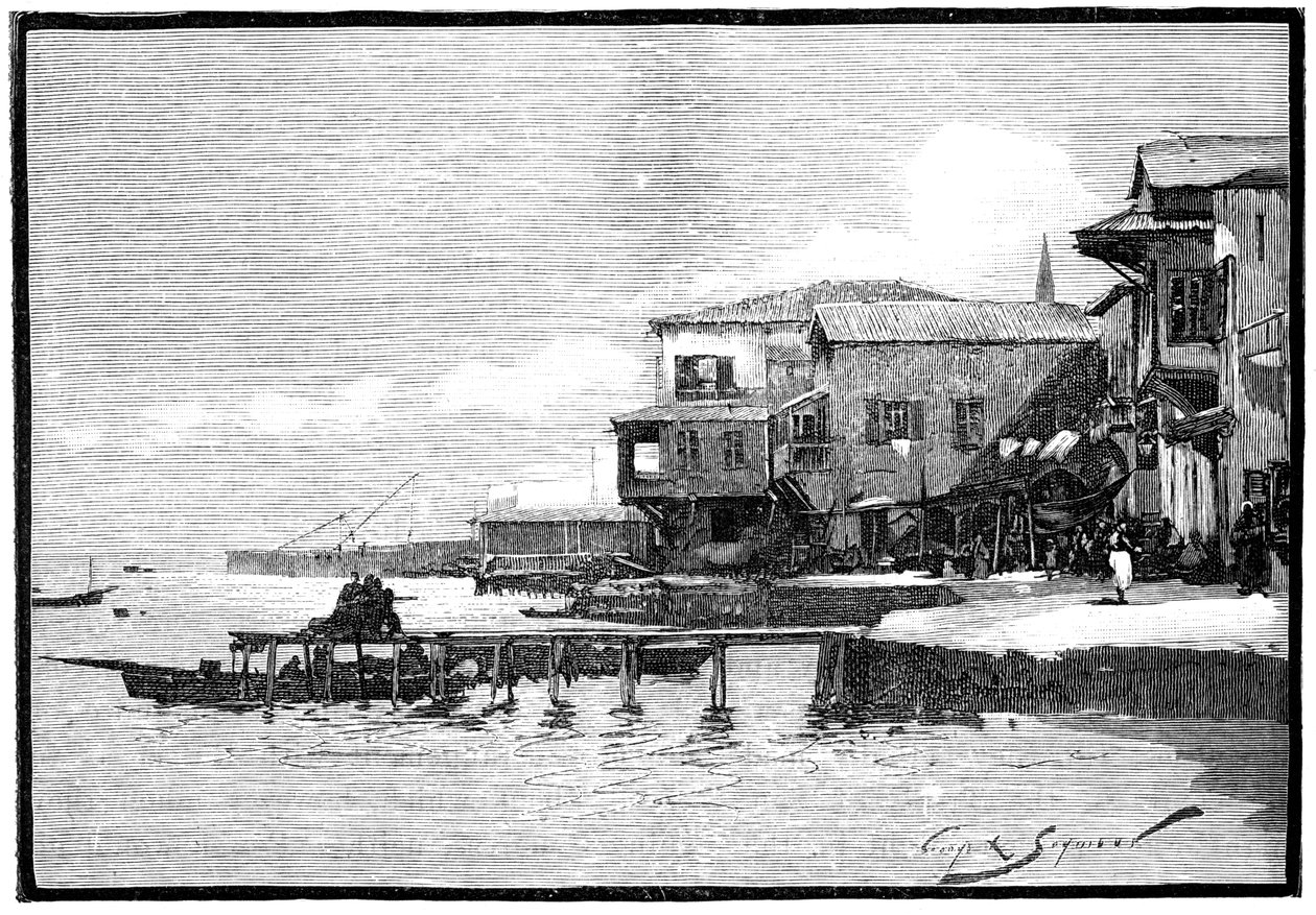 Marinaen, Larnaca, Cypern, 1900 af Unbekannt