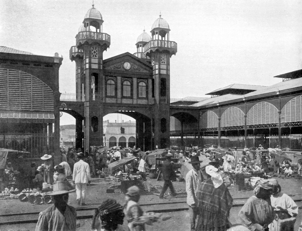 Markedspladsen, Port-au-Prince, Haiti, 1926 af Unbekannt