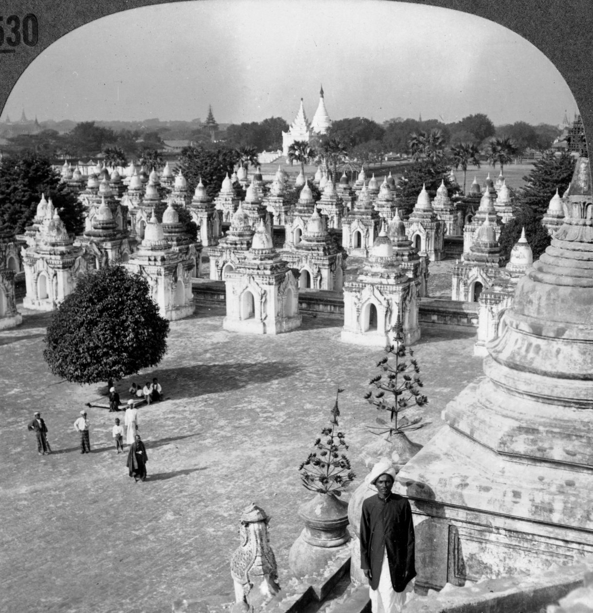 Den nordlige del af de 450 pagoder, Mandalay, Burma Myanmar, 1900-tallet af Unbekannt