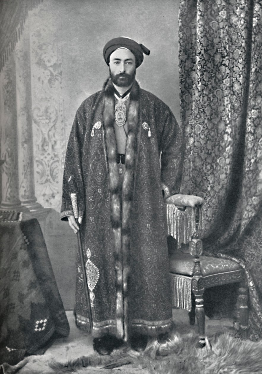Officeren med ansvar for den hellige helligdom i Mashhad, Persien, 1902 af Unbekannt