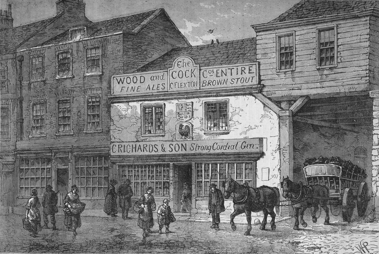 The old Cock Tavern, 4 Tothill Street, Westminster, London, 1875 1878 af Unbekannt