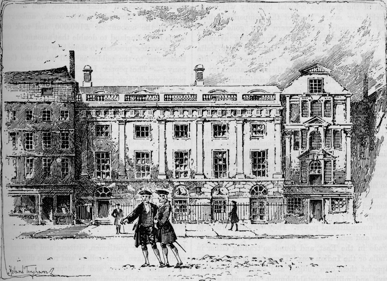 Det gamle East India House i 1630 1905 af Unbekannt