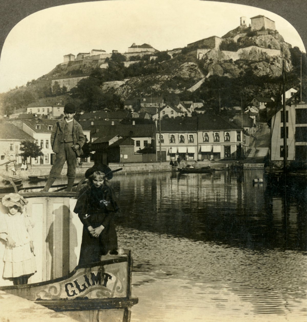 Den gamle fæstning Fredrikshald, Norge, c1905. af Unbekannt