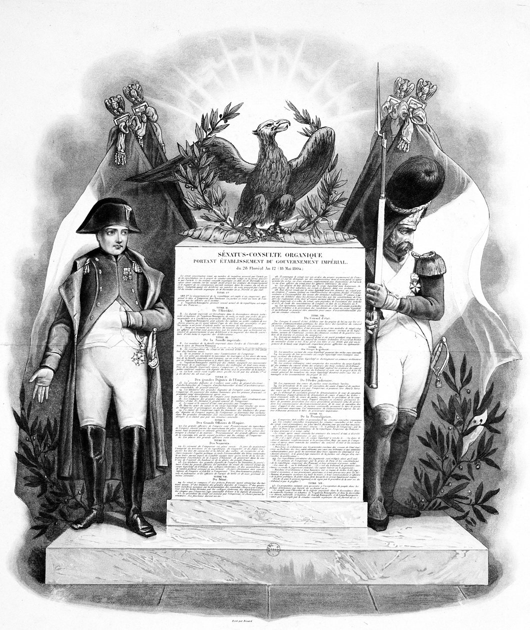 Organisationen af den kejserlige regering, 18. maj, 1804, 1800-tallet af Unbekannt