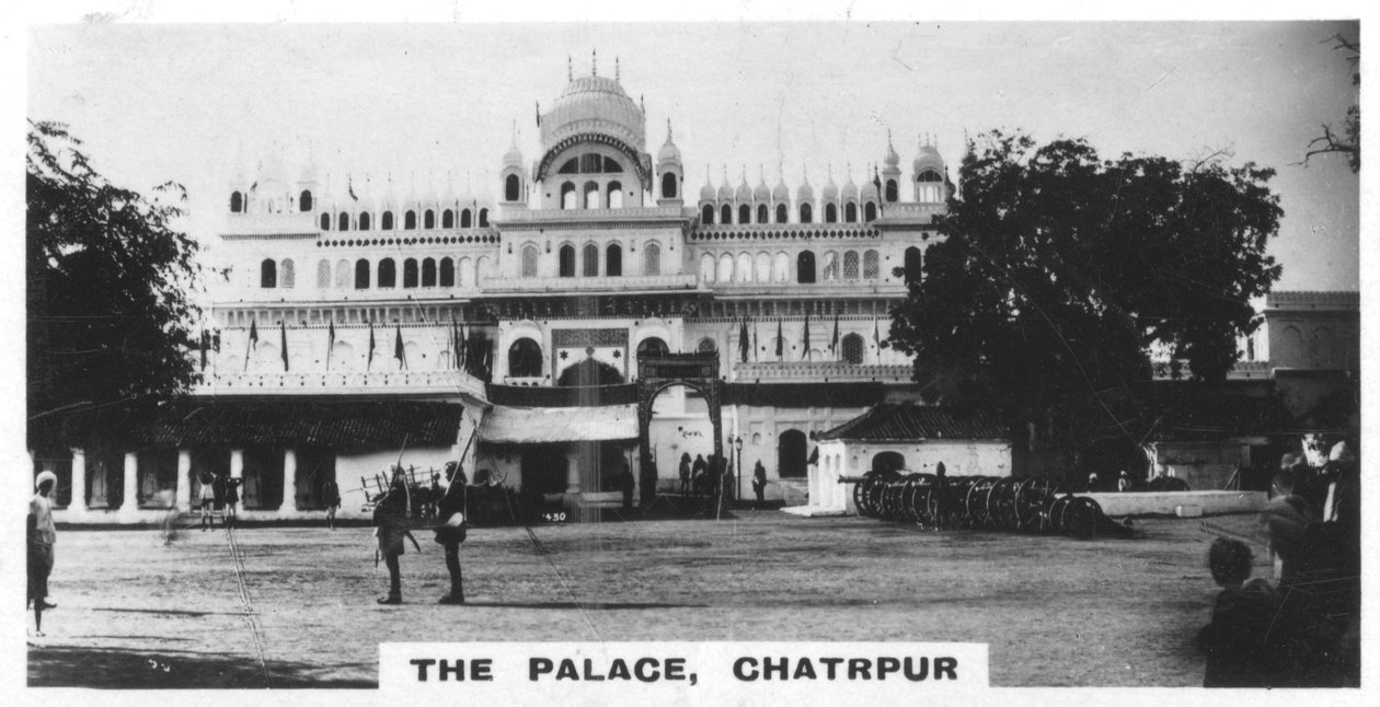Paladset i Chattarpur, Indien, c1925 af Unbekannt