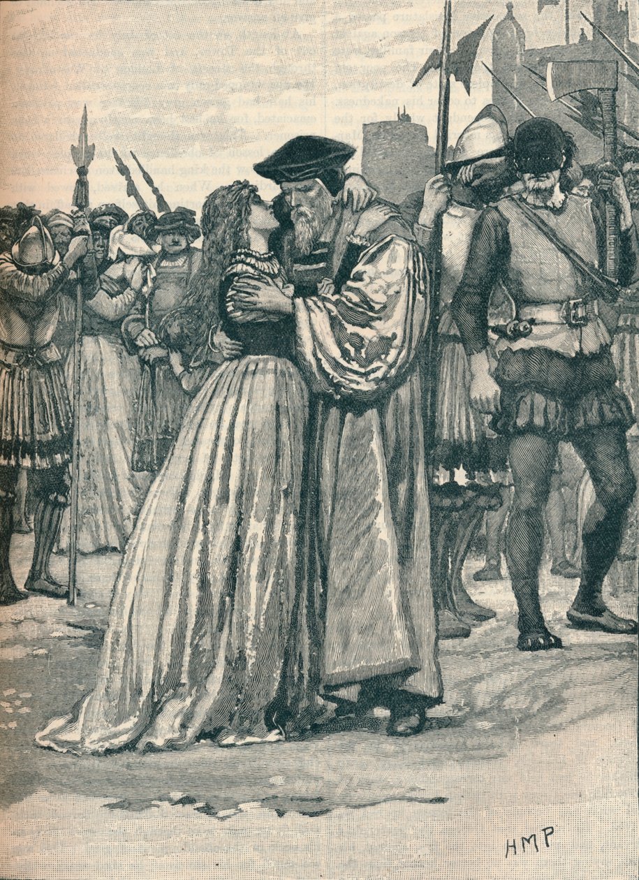 Afskeden mellem Sir Thomas More og hans datter, 1535 1905 af Unbekannt