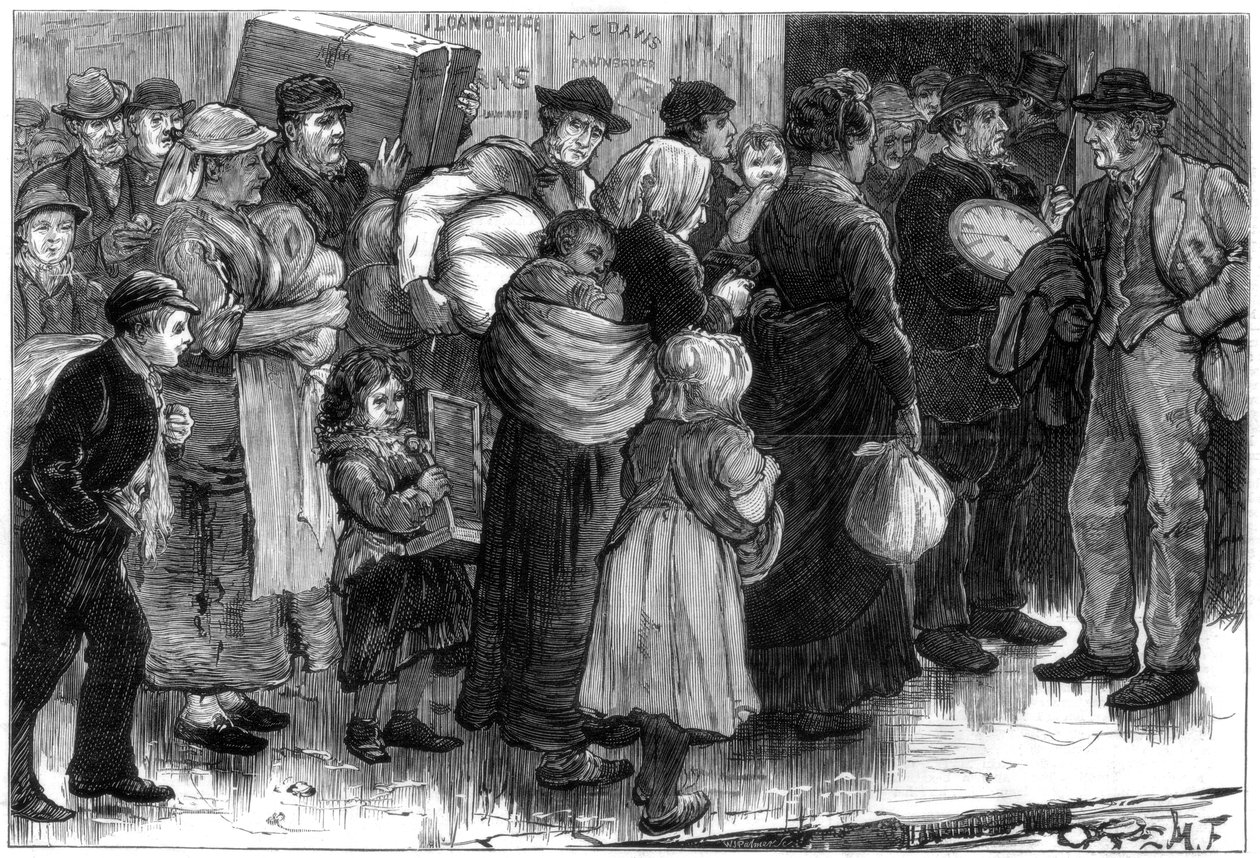 Pantkontoret i Merthyr-Tydfil, Wales, 1875 af Unbekannt