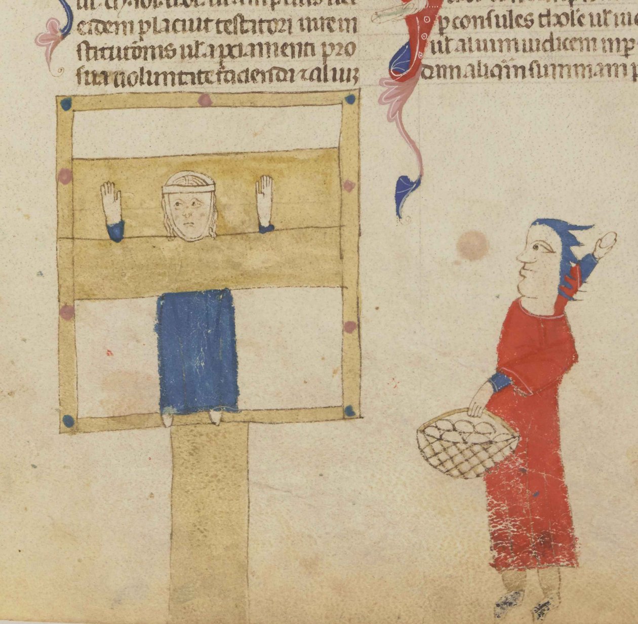 Søjlen. Fra Coutumes de Toulouse, 1295-1297. af Unbekannt
