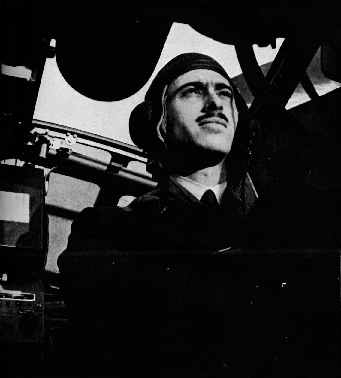 Piloten på et fly fra British Coastal Command, c1940 1943 af Unbekannt