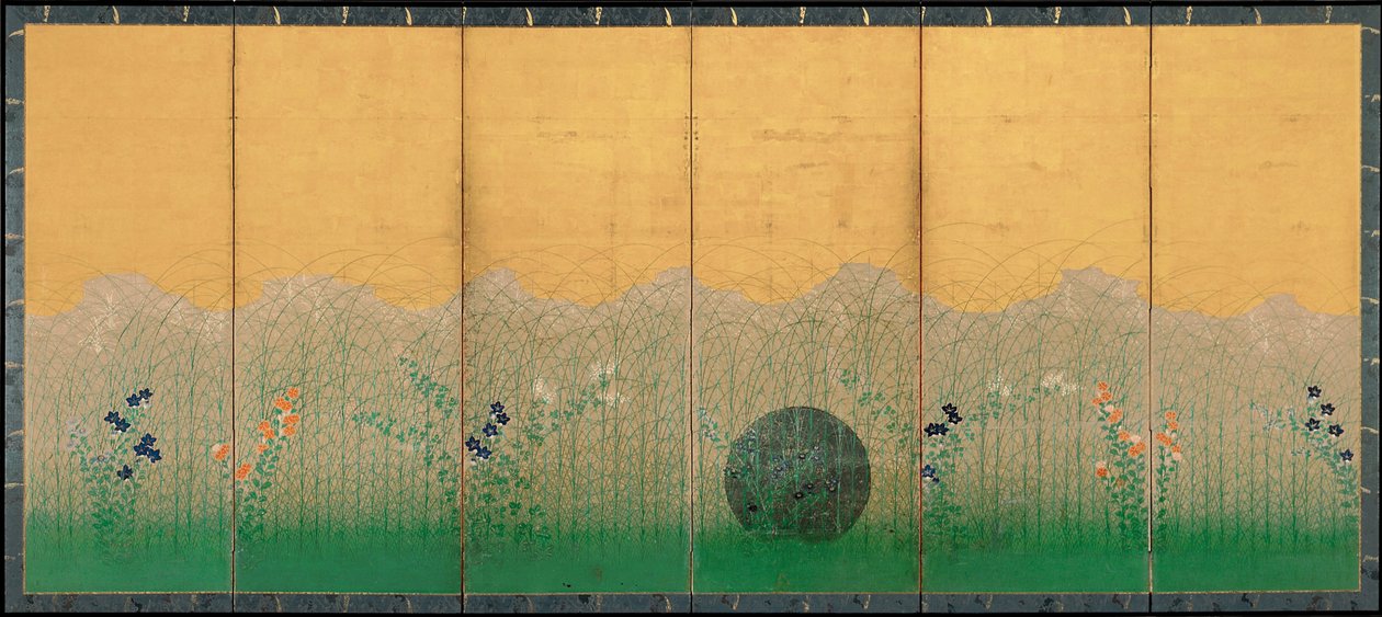 Musashi-sletten, ca 1760 af Unbekannt