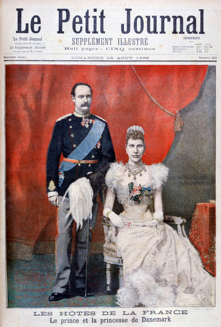 Prinsen og Prinsessen af Danmark, 1896 af Unbekannt