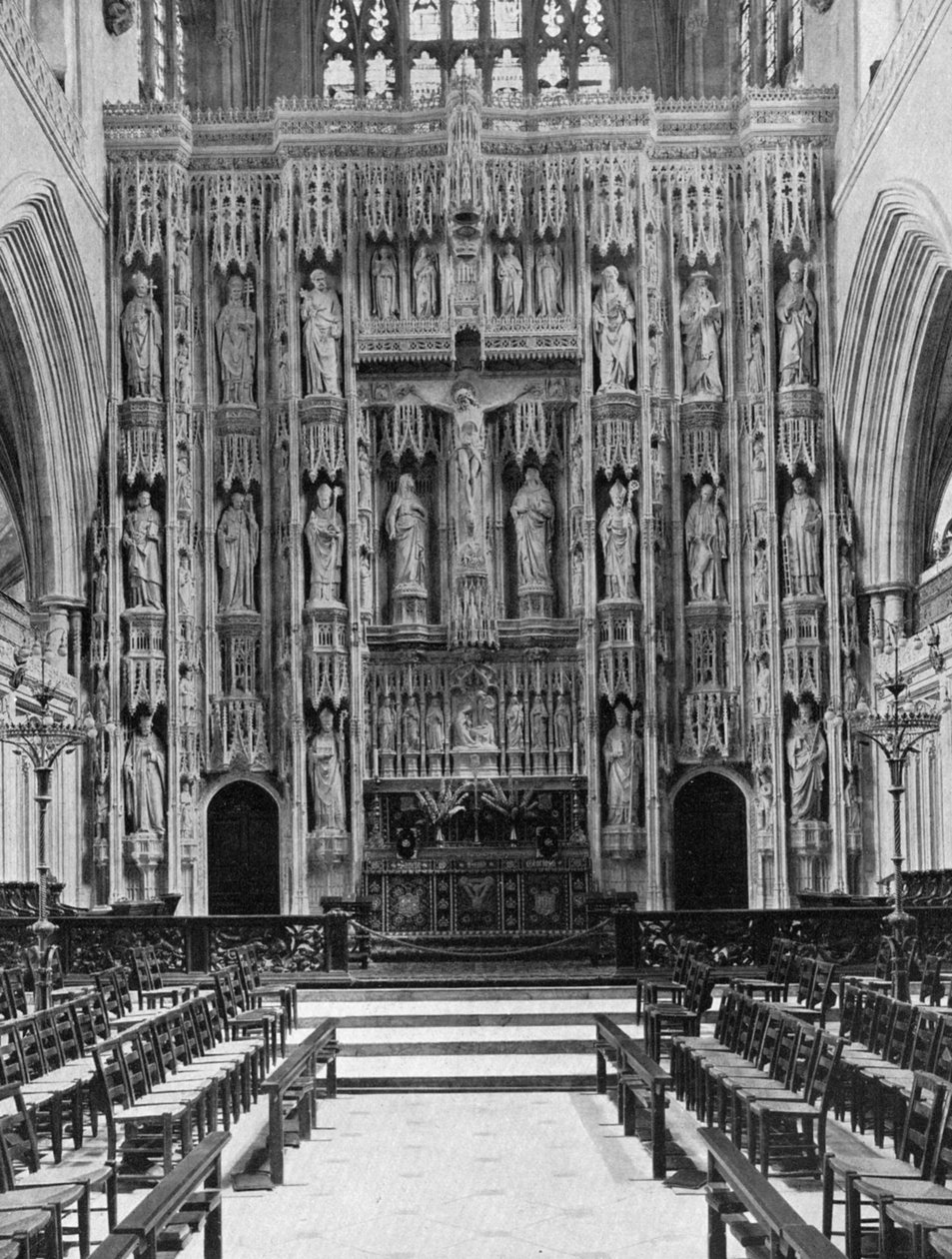 Gengivelserne af Winchester Cathedral, 1924-1926 af Unbekannt