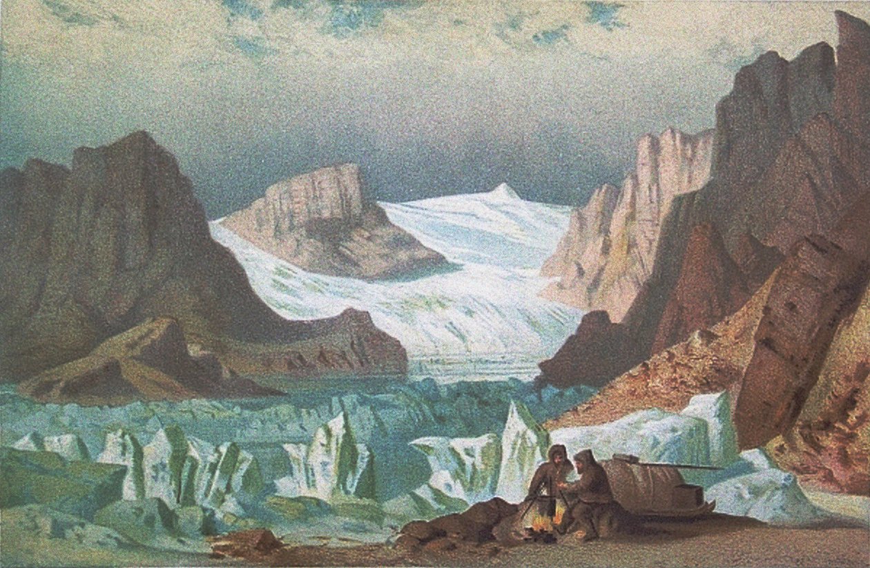 Den anden tyske nordpolar-ekspedition til Arktis og Grønland i 1869 af Unbekannt