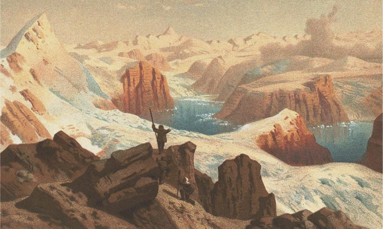 Den anden tyske nordpolar-ekspedition til Arktis og Grønland i 1869 af Unbekannt