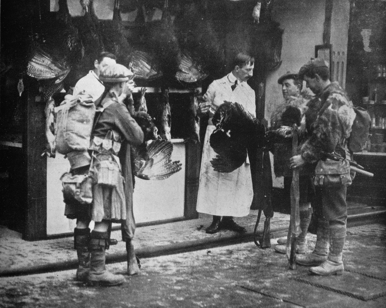 Soldaterne som familiemænd, 1915 af Unbekannt