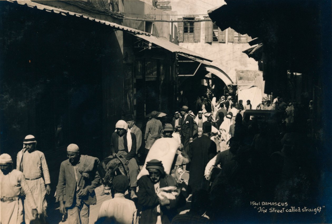 Gaden kaldet straight, Damaskus, Syrien, 1936 af Unbekannt