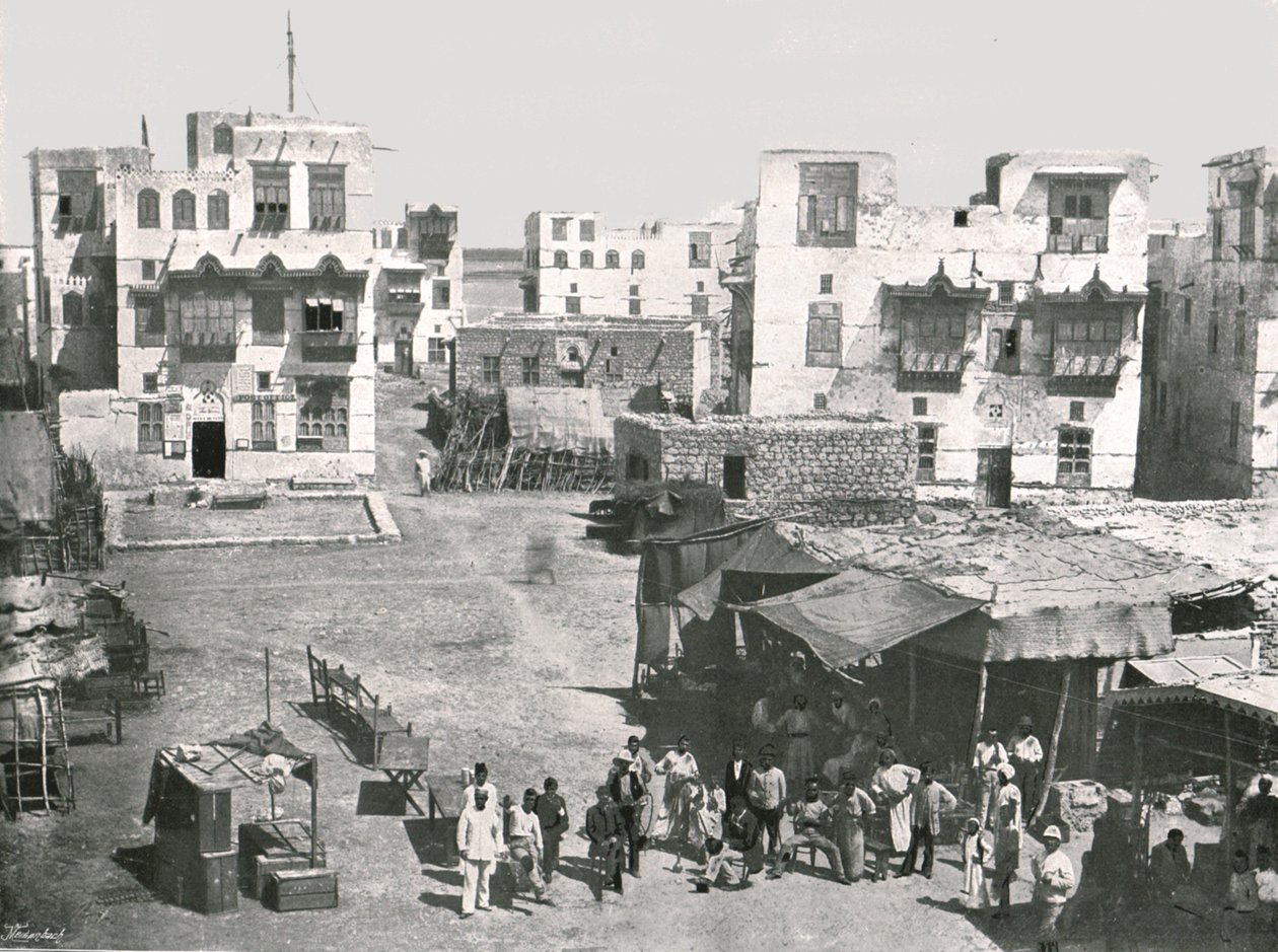 Posthusets gade, Suakin, Sudan, 1895. af Unbekannt
