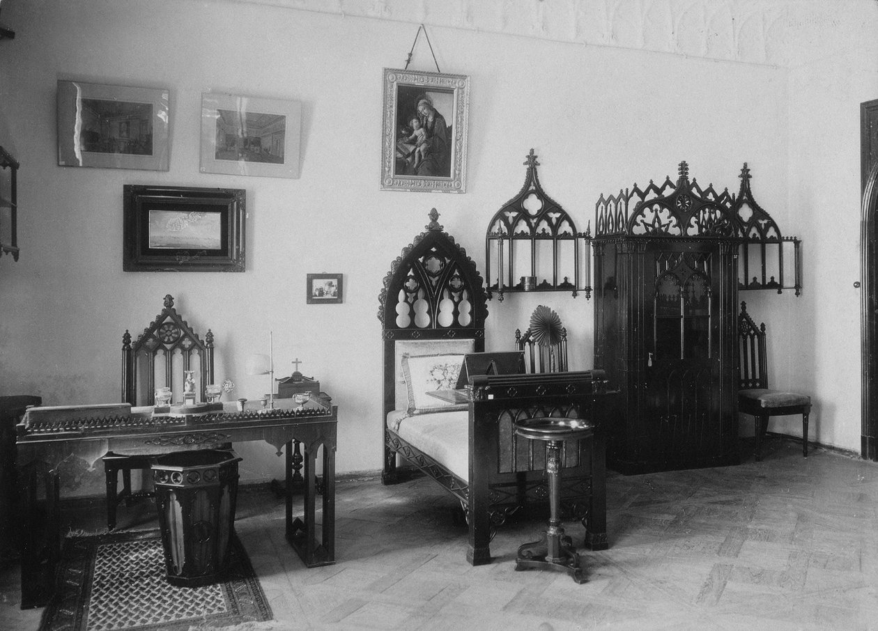 Studiet i Maryino Manor House, begyndelsen af 1920