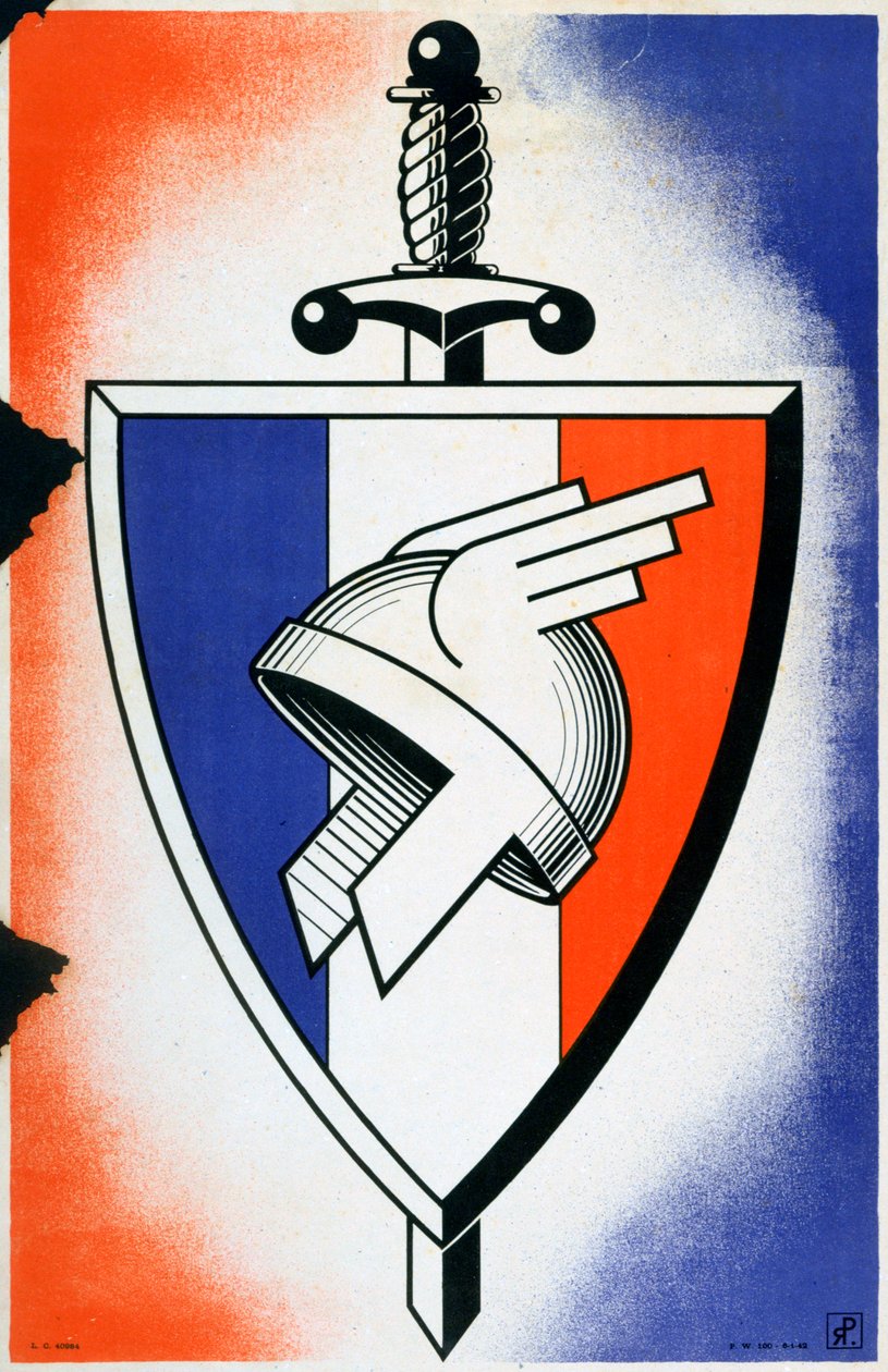 The symbol of the Legion of the French volunteers, 1941-1944dani af Unbekannt