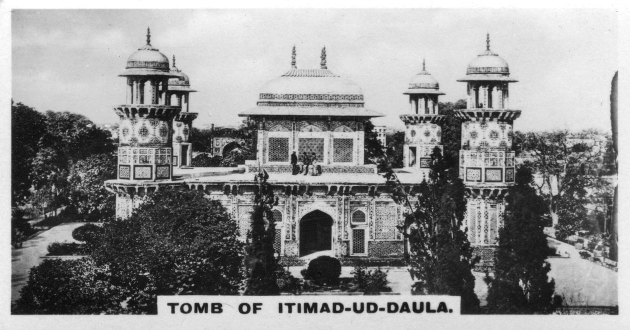 Itimad-Ud-Daulas grav, Agra, Indien, c1925 af Unbekannt