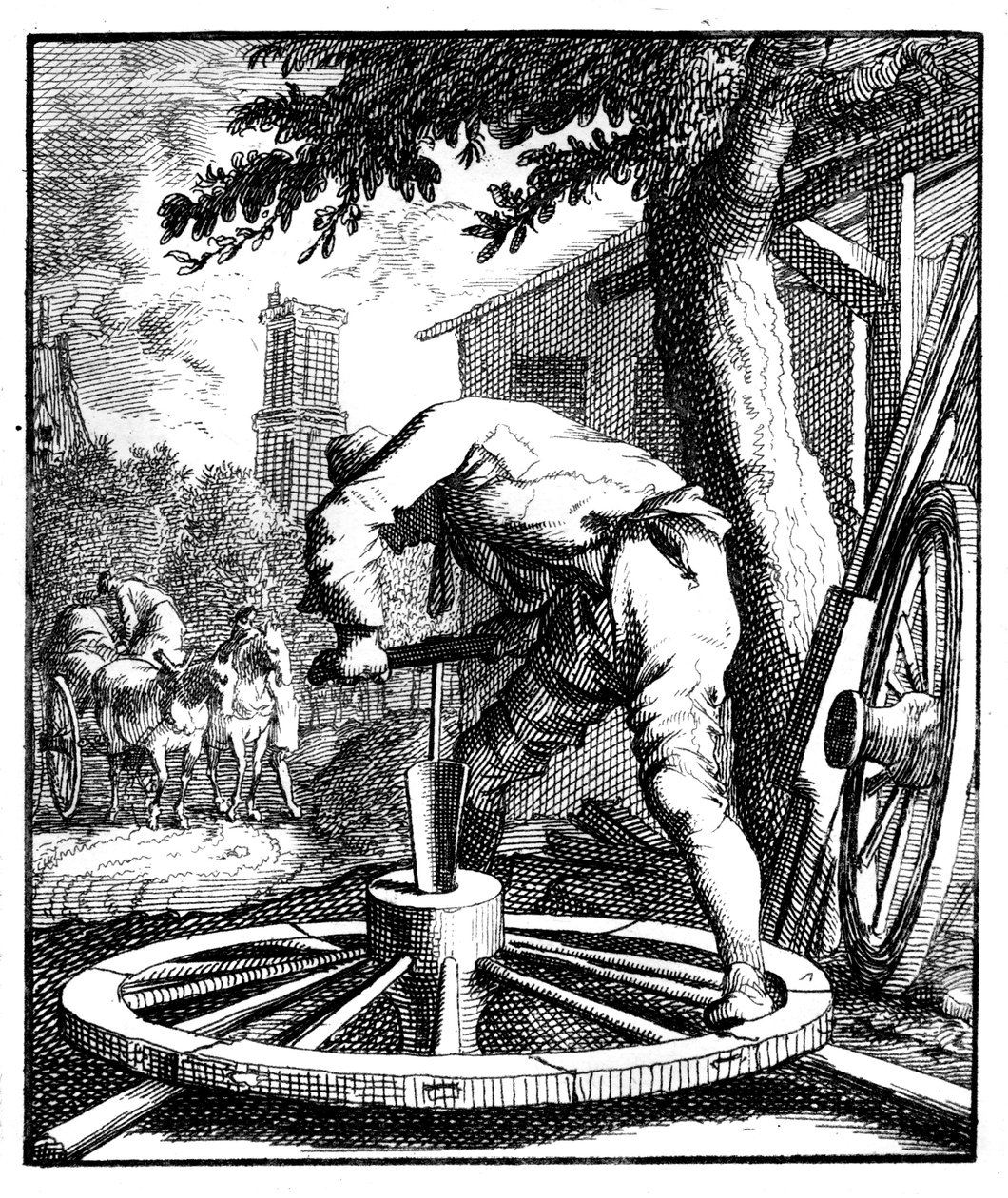 Vognmageren, 1700-tallet af Unbekannt
