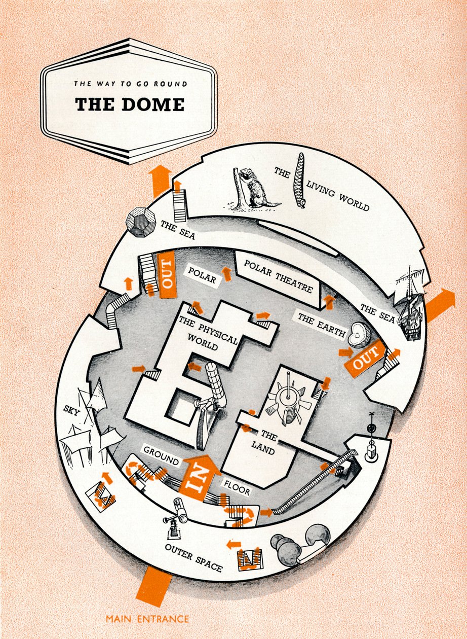 Vejen rundt om The Dome, 1951 af Unbekannt