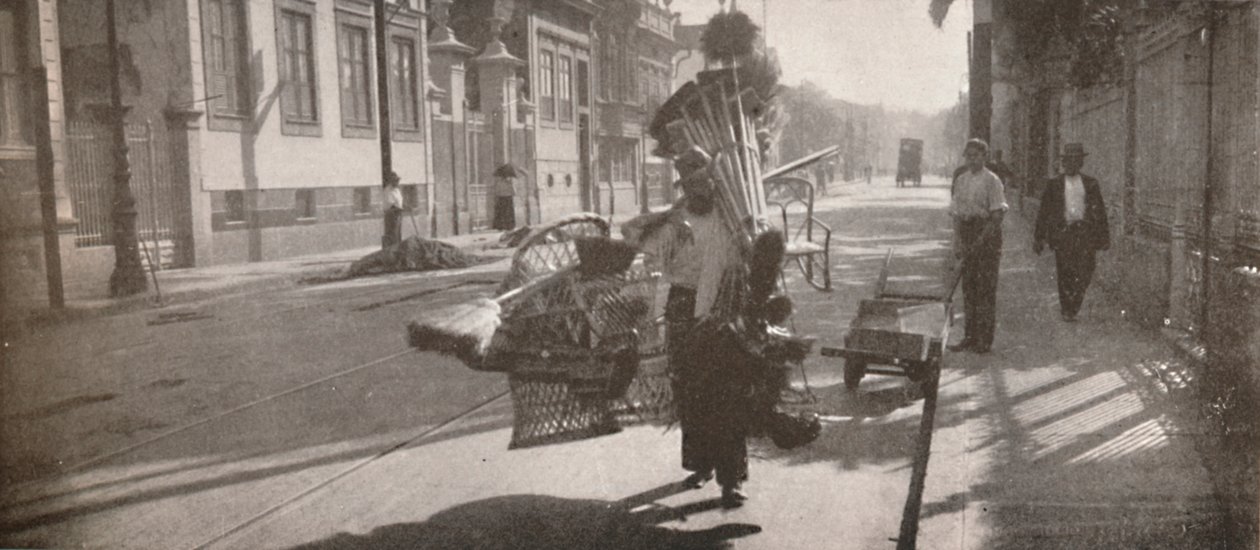 Sælgeren af fletværk, 1914 af Unbekannt