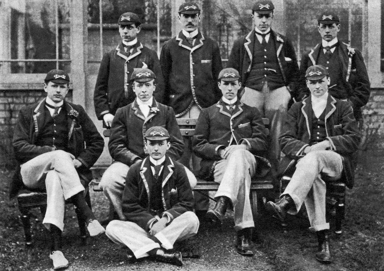 Det vindende Oxford bådkapløbsbesætning, 1896 1937 af Unbekannt