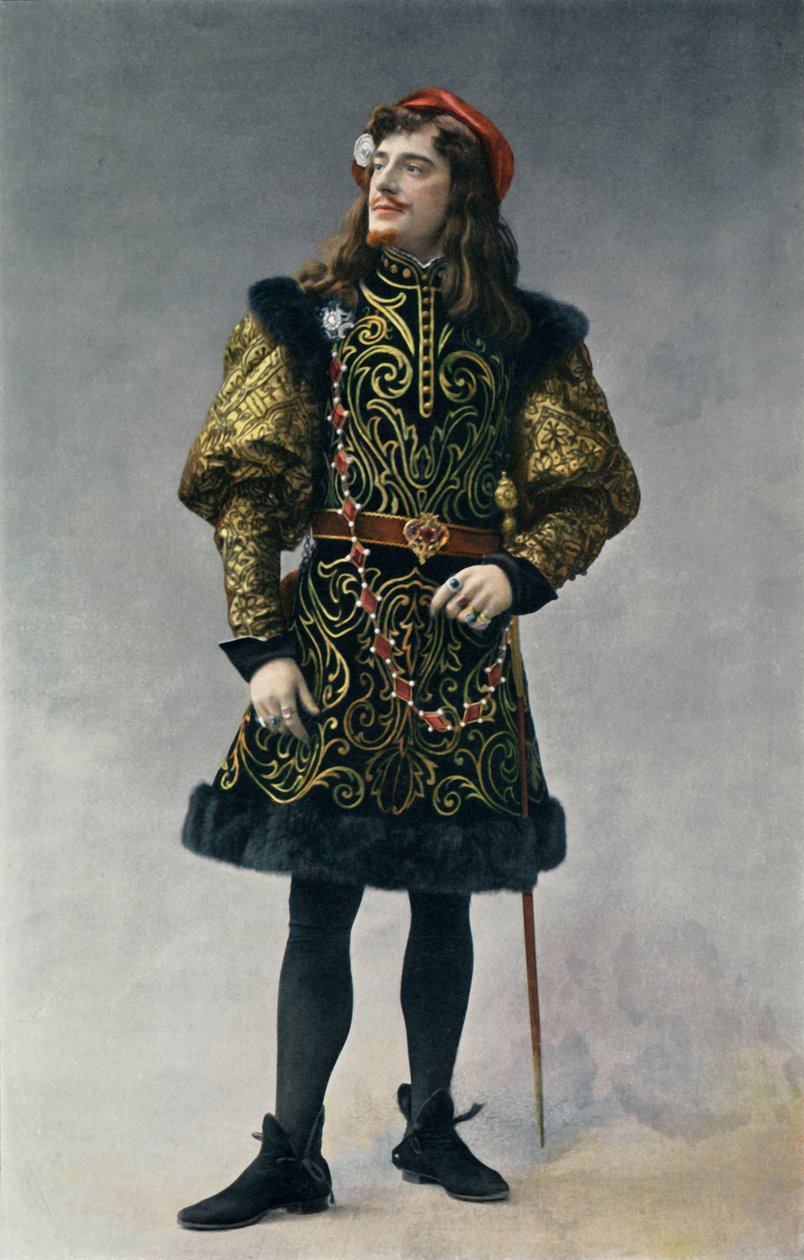 Teater National De Opera-Comique. - Dronning Fiammette - Giorgio dAst. - Mr. Jean Perier, 1904. af Unbekannt