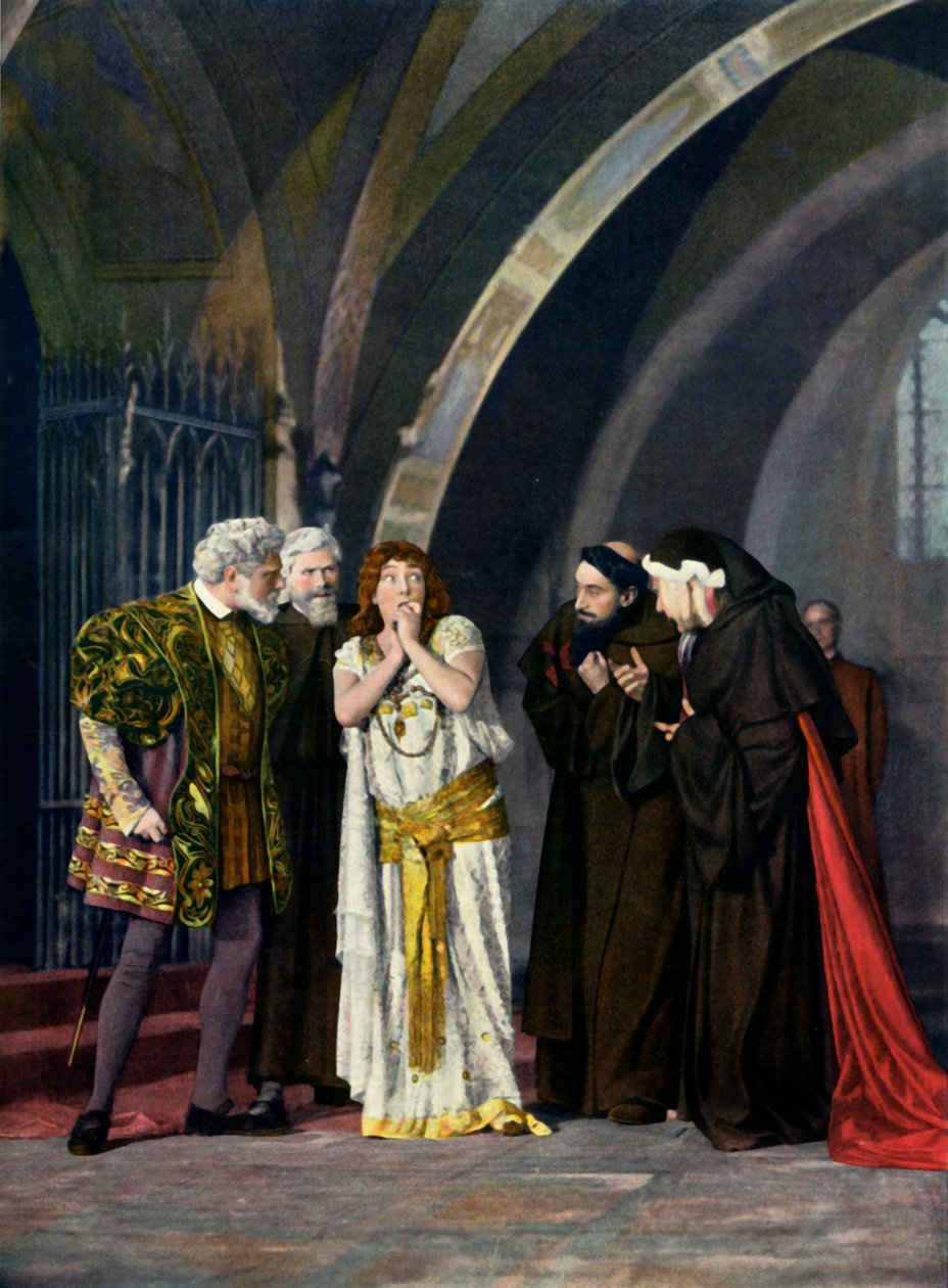 Teater Sarah-Bernhardt. - La Sorciere. Akt IV, The Sorceress, Act IV 1904. af Unbekannt