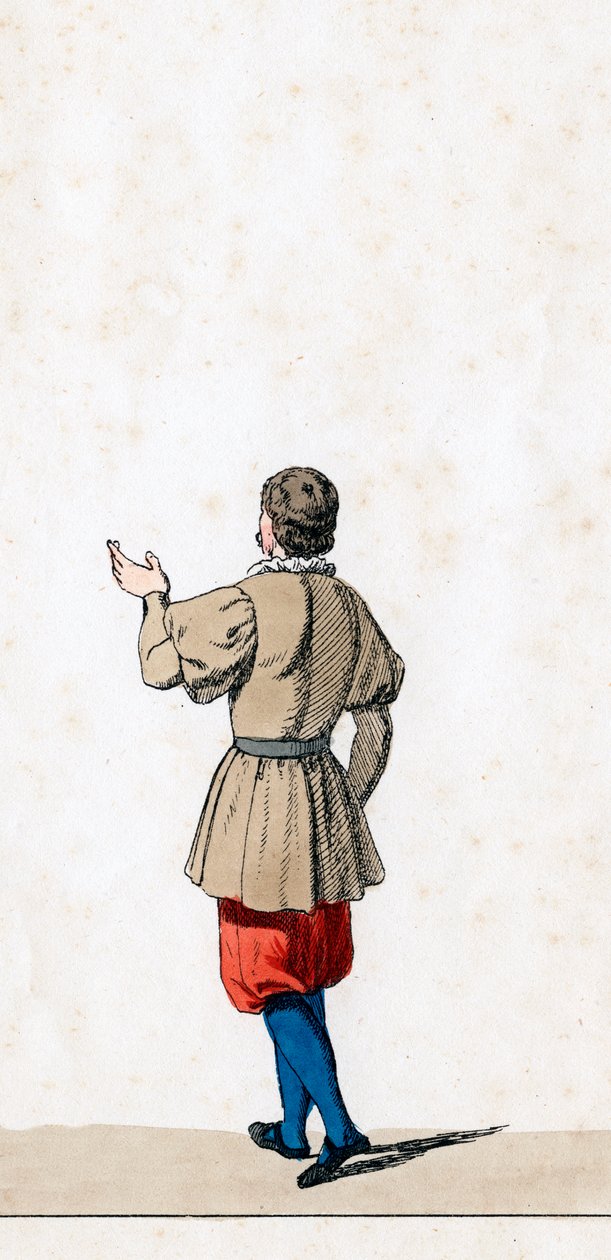 Teaterkostumedesign til Shakespeares skuespil, Henry VIII, 1800-tallet af Unbekannt