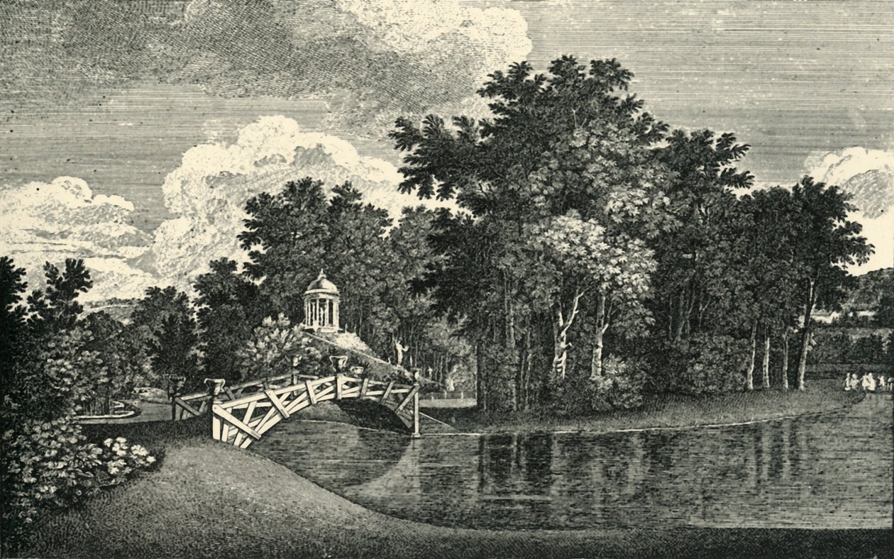 Haverne i West Wycombe Park, Buckinghamshire, midten af det 18. århundrede, 1903. af Unbekannt