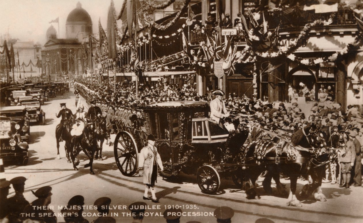Deres Majestæter Sølvjubilæum 1910-1935. Foredragsholderen Træner i Det Kongelige Optog af Unbekannt