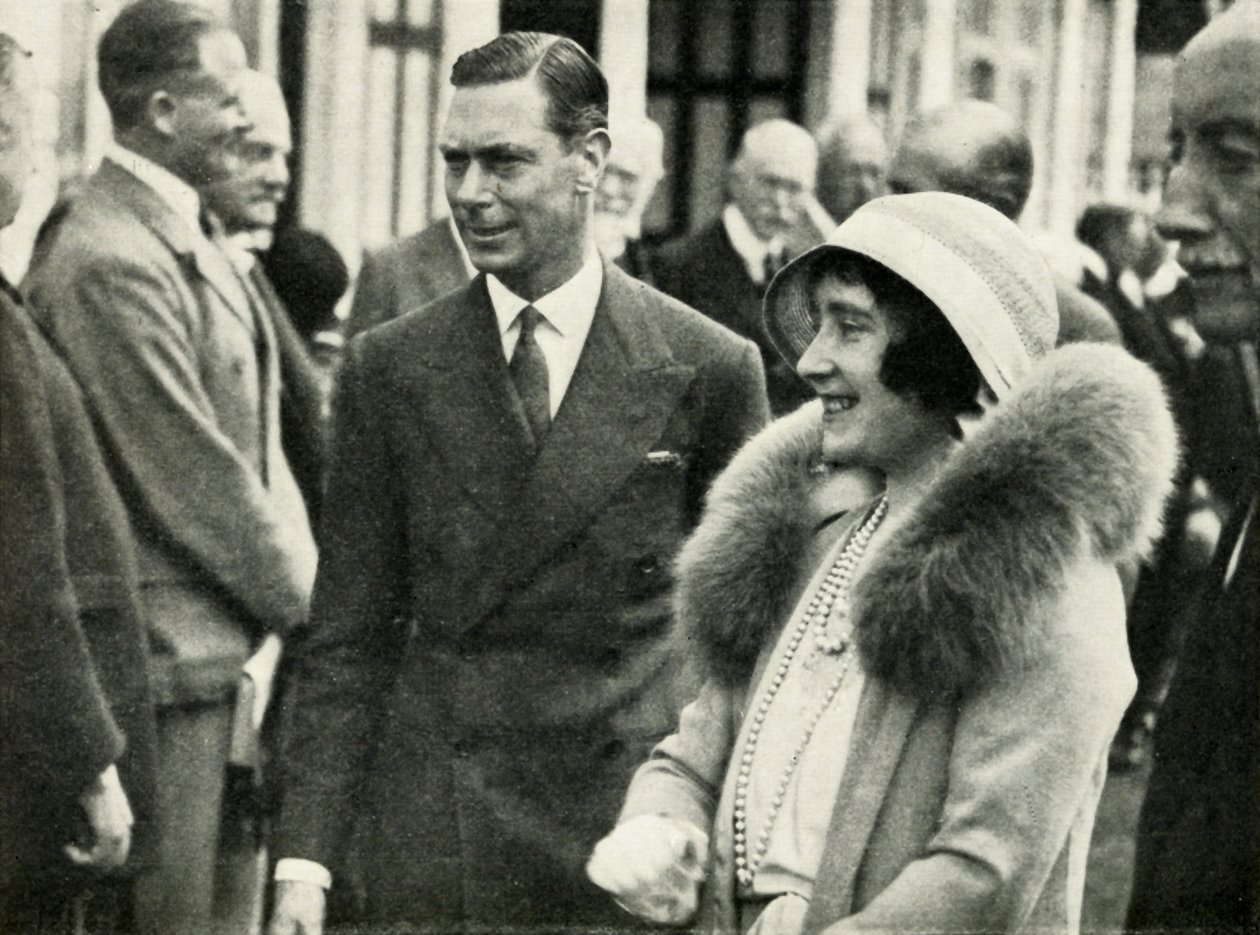 Deres Majestæter ved Royal Agricultural Show, Southampton, 1932, 1937. af Unbekannt
