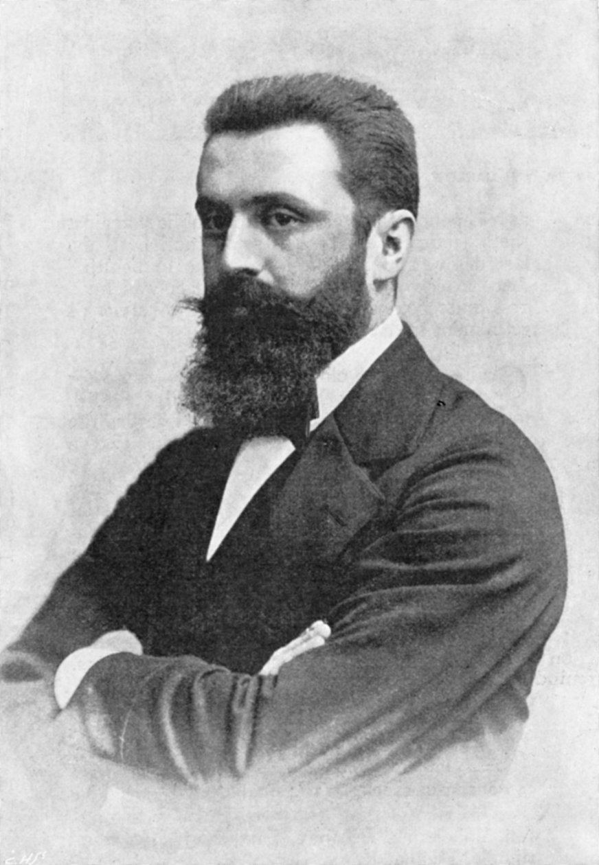 Theodor Herzl 1860-1904, zionistisk leder af Unbekannt