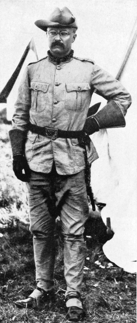 Theodore Roosevelt, amerikansk soldat og politiker, 1898 af Unbekannt