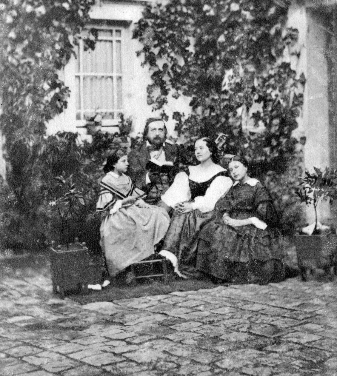 Theophile Gautier, fransk digter, dramatiker, romanforfatter, journalist og litteraturkritiker, c1857 af Unbekannt
