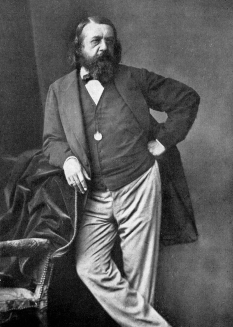 Theophile Gautier, fransk digter, dramatiker, romanforfatter, journalist og litteraturkritiker, 1800-tallet af Unbekannt