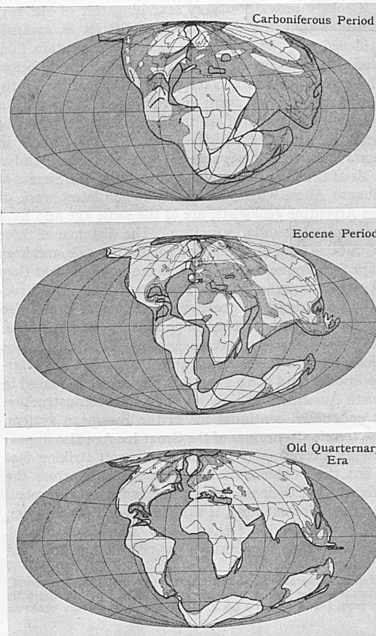 Theory of Continental Drift, 1922 af Unbekannt